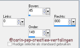 aangepaste selectie